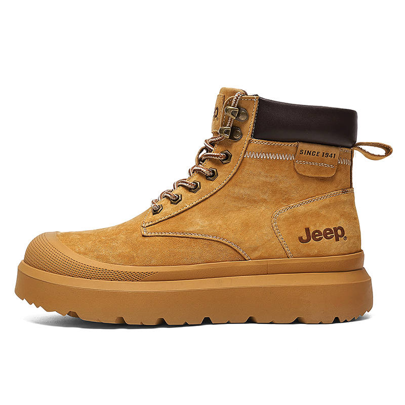 Jeep Jeep Combat Boots Men's Wheat Yellow, Apricot