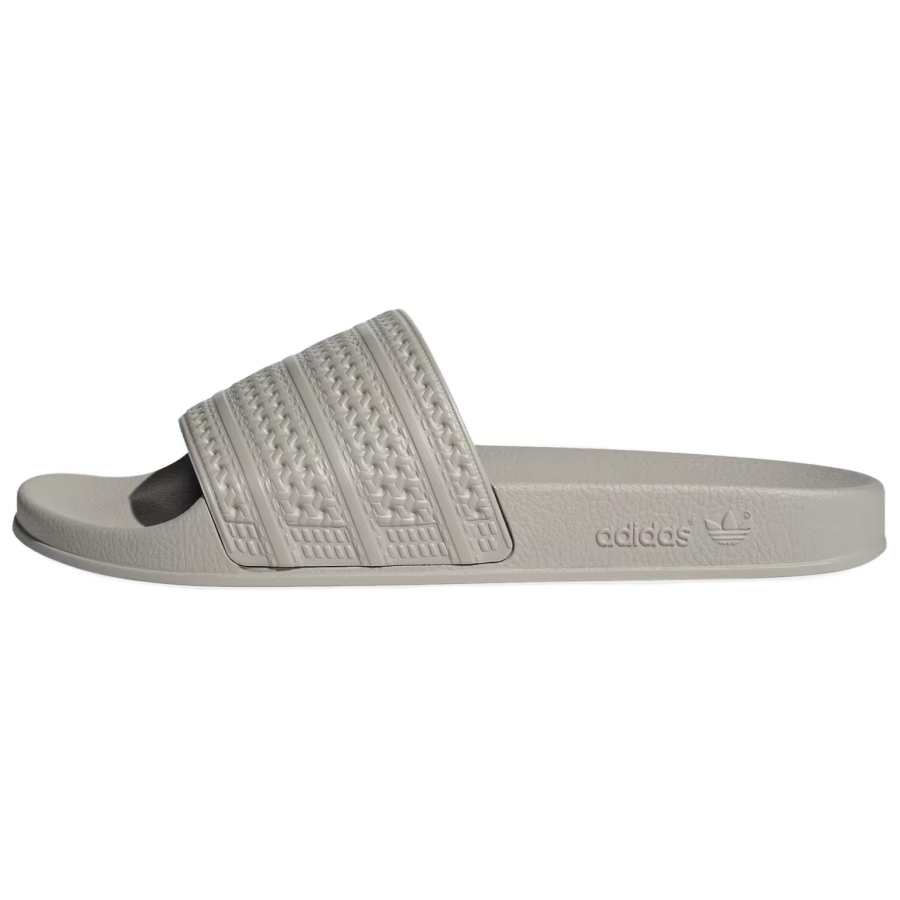 Adidas Adidas Adilette Soft And Comfortable Slip Resistant Abrasion Resistant Slide Slippers Unisex Gray