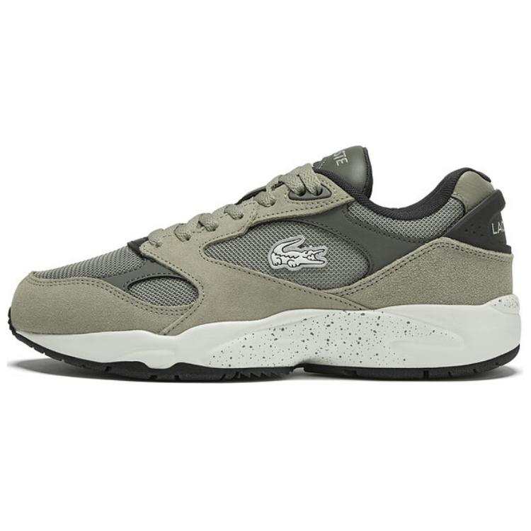 LACOSTE Slip Resistant Low top Casual Shoes Men's Green
