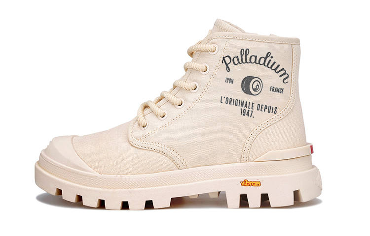 Palladium Palladium Short Combat Boots Women's Beige