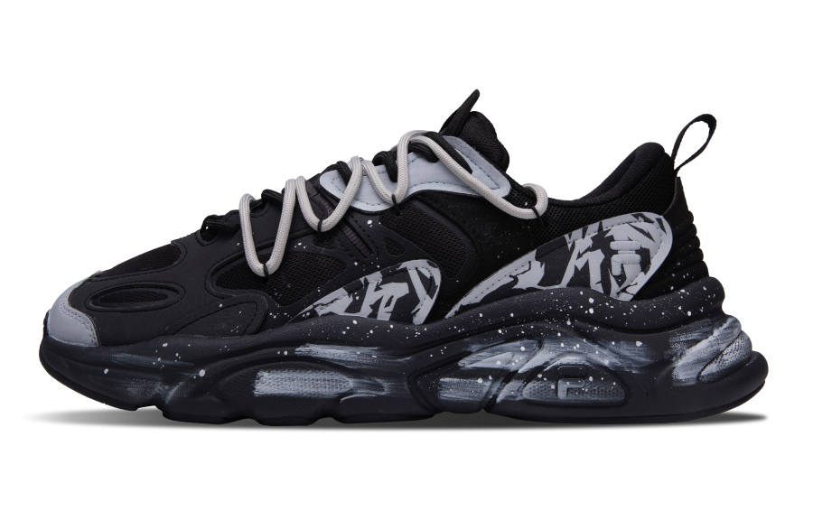 FILA Mars 2 Nebula Rift, Shape Shifting Monster Abrasion Resistant Low top Casual Shoes Women's Black