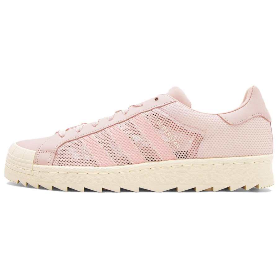 Adidas Originals x CLOT SUPERSTAR Low top Casual Shoes Unisex Pink