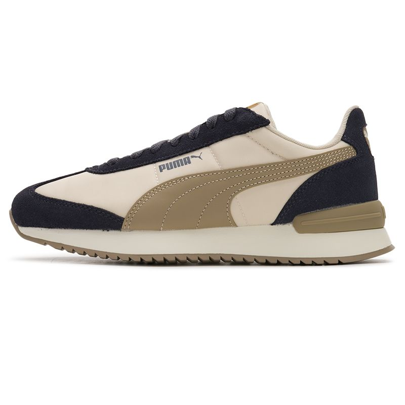 PUMA R78 Nylon Low top Casual Shoes Unisex Gray Blue