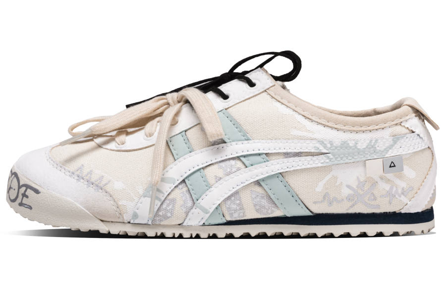 Onitsuka Tiger MEXICO 66 Cyan Yulin Slip Resistant Abrasion Resistant Slip Resistant Abrasion Resistant Low top