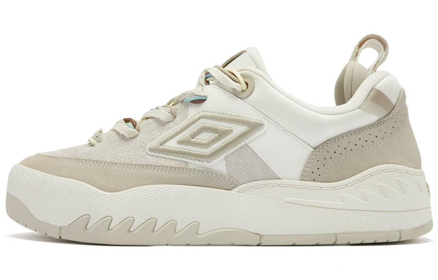 Umbro Textile, Synthetic Leather, Leather Abrasion Resistant Abrasion Resistant Low top Casual Shoes Unisex White