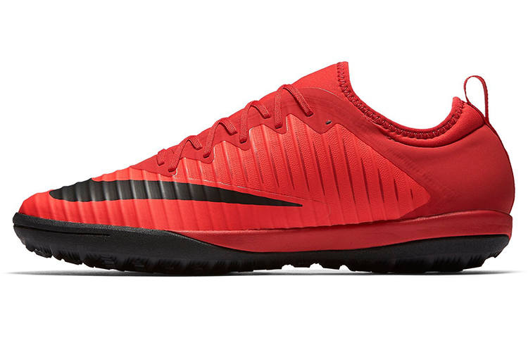 Nike Nike MERCURIALX FINALE II TF Turf Fabric Cushioning Slip Resistant Abrasion Resistant Soccer Shoes