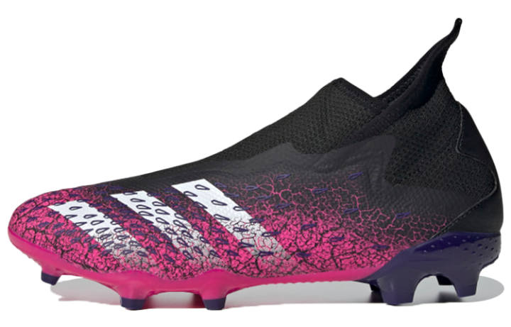 Adidas Adidas Predator Freak.3 Laceless FG Cushioning Slip Resistant Abrasion Resistant Soccer Shoes Unisex