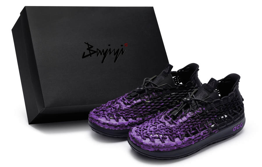 Nike Nike ACG Watercat+ Breathable Moisture Wicking Breathable Moisture Wicking Low top Casual Shoes Unisex Black Purple
