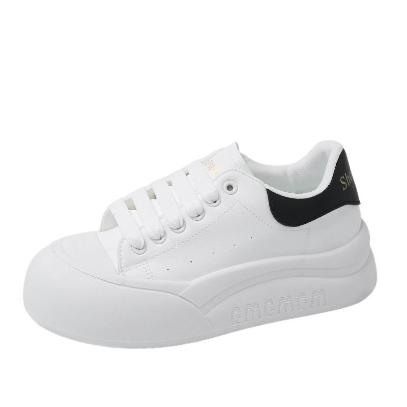 TONYBEAR Casual Shoes Women's Low Top Black/White
