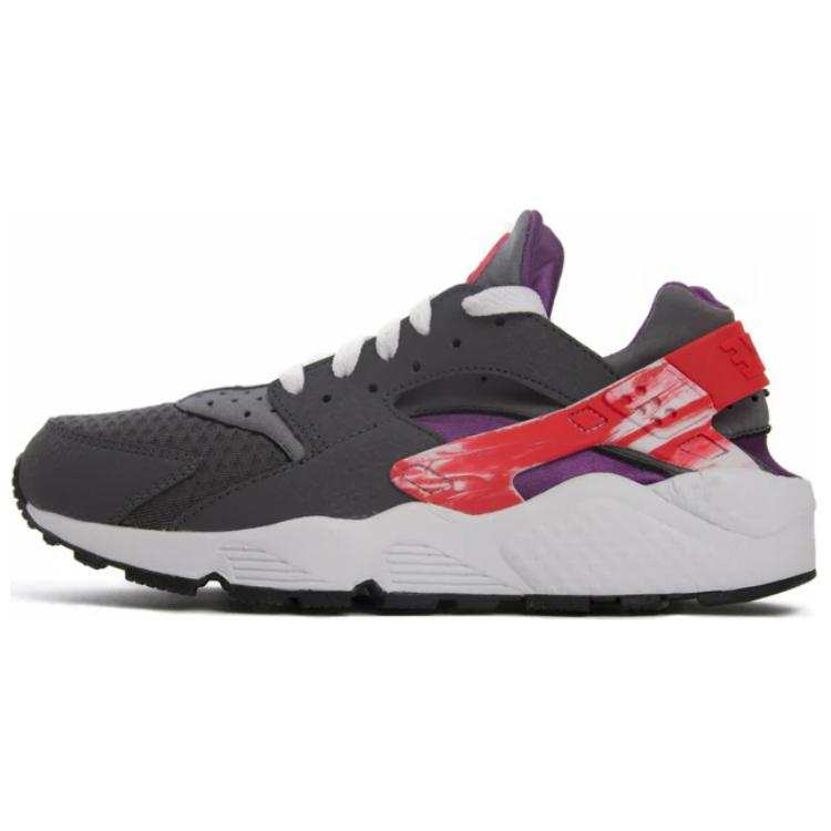 Nike Nike Air Huarache Slip Resistant Abrasion Resistant Low top Casual Shoes Women's Black Red