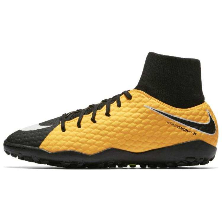 Nike Nike JR HYPERVENOMX PHELON III TF Turf Artificial Turf Abrasion Resistant Slip Resistant