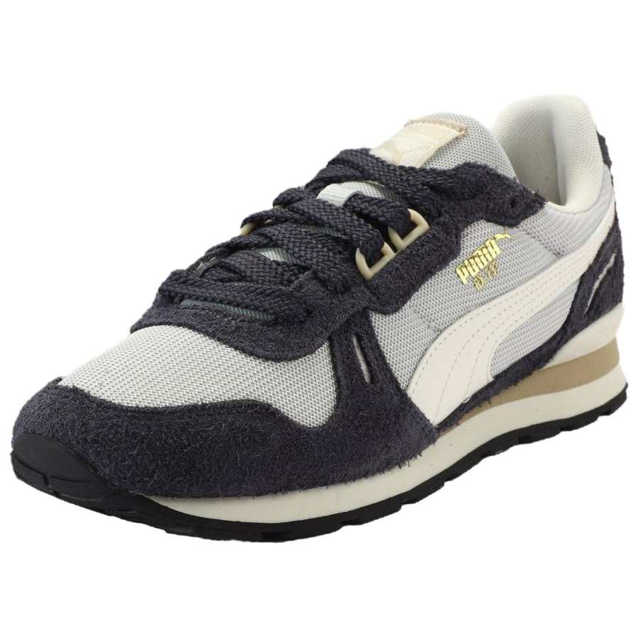 PUMA Rx 737 Abrasion Resistant Low top Casual Shoes Unisex Gray Black White