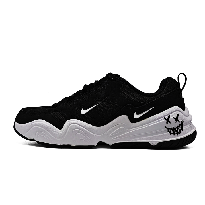 Nike Nike Tech Hera Breathable And Lightweight Low top Casual Shoes Unisex Black White