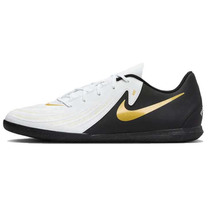 Nike Nike Phantom GX Slip Resistant Abrasion Resistant Soccer Shoes Unisex White Black