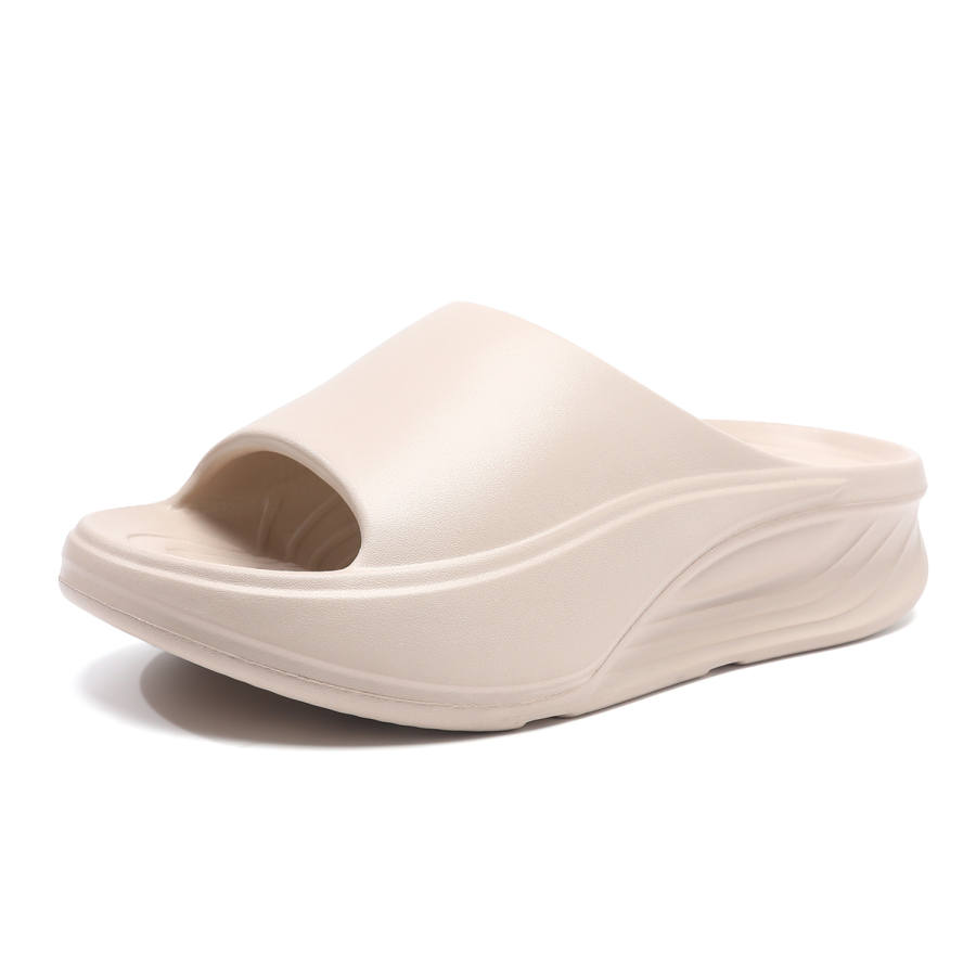 Jeep EVA Abrasion Resistant Slip Resistant Slide Slippers Men's Khaki