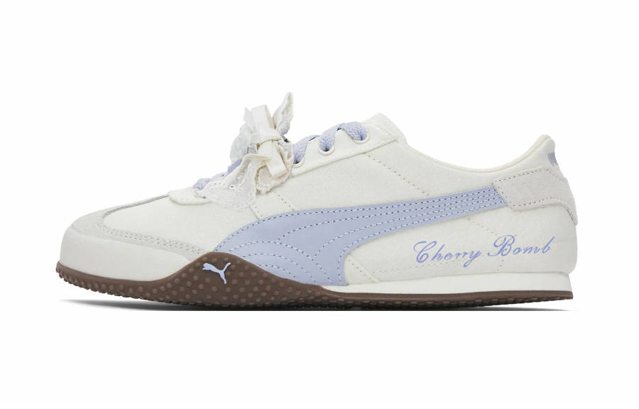 PUMA Bella UT Hyacinth Wear resistant And Lightweight Low top Casual Shoes Unisex Ivory