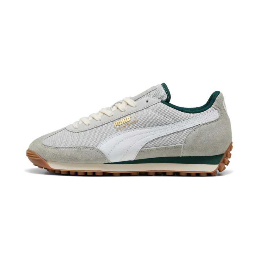 PUMA Easy Rider Leather Abrasion Resistant Low top Casual Shoes Unisex Gray