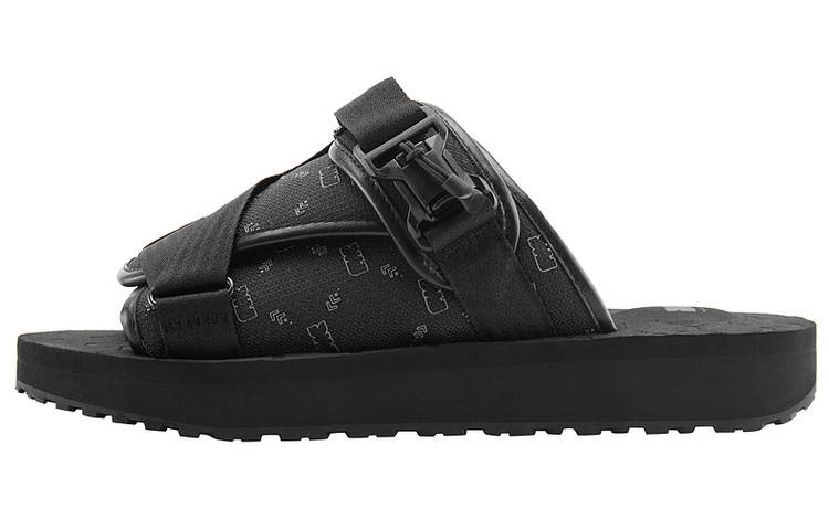 LNG Quiet Abrasion Resistant Quiet Abrasion Resistant Slide Slippers Unisex Black