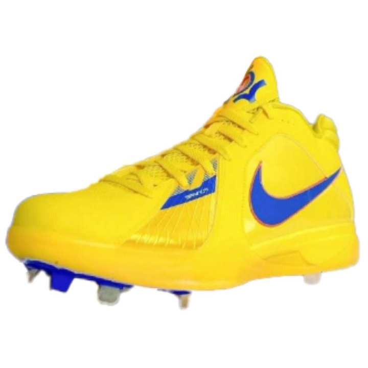 Nike Nike KD 3 Slip Resistant Abrasion Resistant Soccer Shoes Men's Yellow