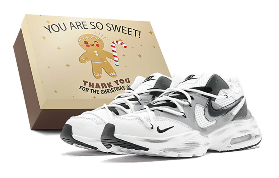 Nike Nike Air Max Fusion Distressed Shoes Mesh Low top Casual Shoes Women's Gray White