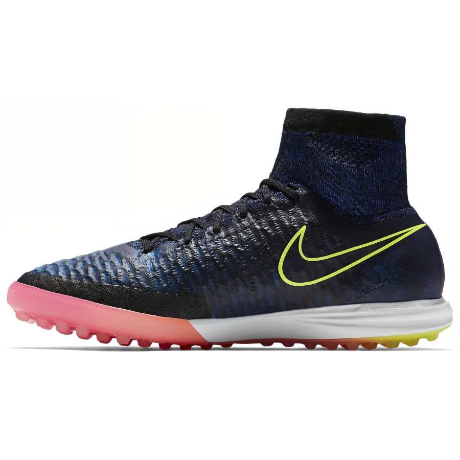 Nike Nike MagistaX Proximo TF Turf Abrasion Resistant Soccer Shoes Men's Blue Green