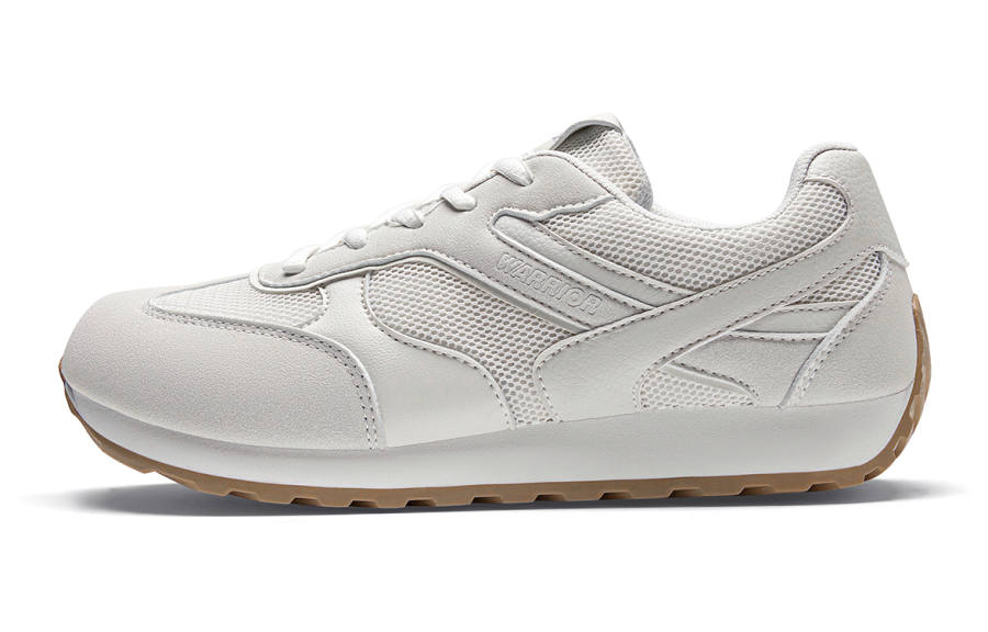 Warrior Slip Resistant Lightweight Height Increasing Low top Casual Shoes Unisex Beige