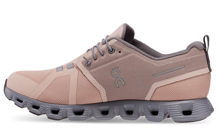 On On Running Cloud 5 Waterproof Rose Fossil Women's