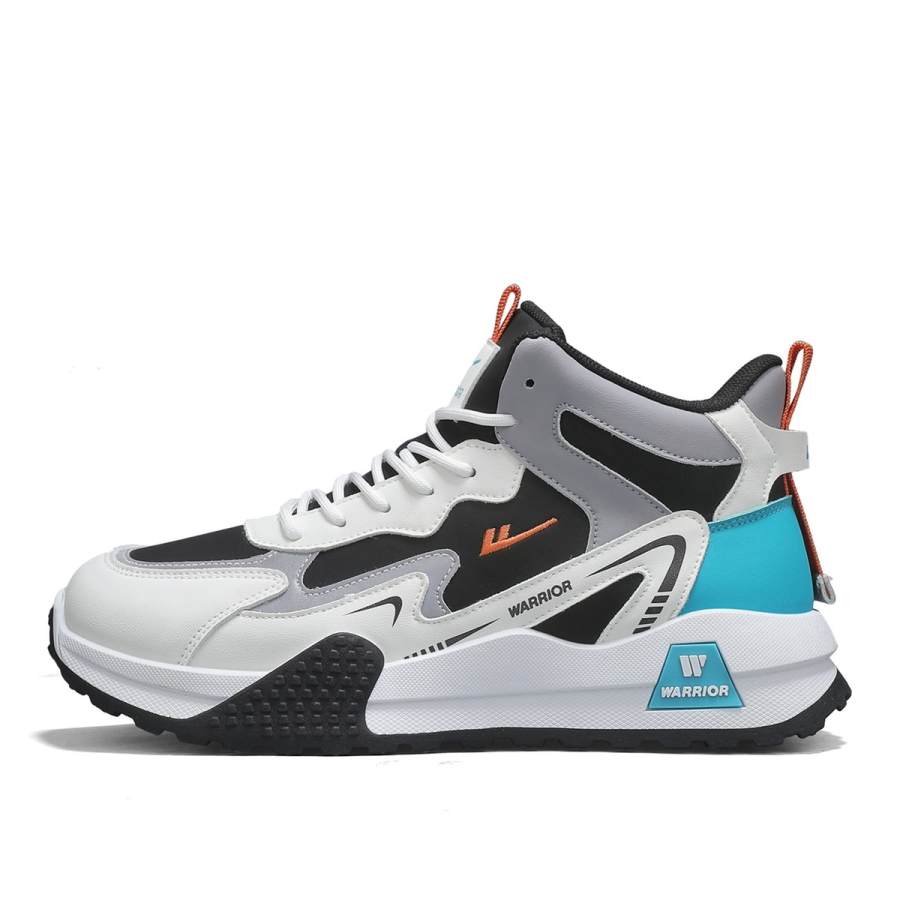 WARRIOR Abrasion Resistant Lightweight High top Casual Shoes Men's