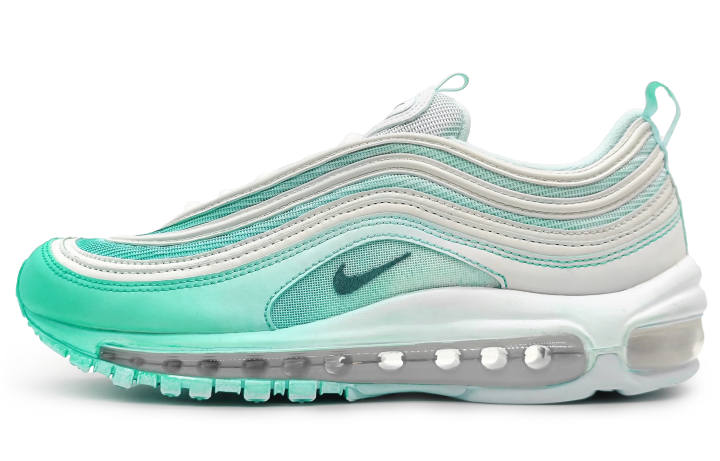 Nike Nike Air Max 97 Cushioning Abrasion Resistant Breathable Balance Low top Casual Shoes Unisex Green White Gradient