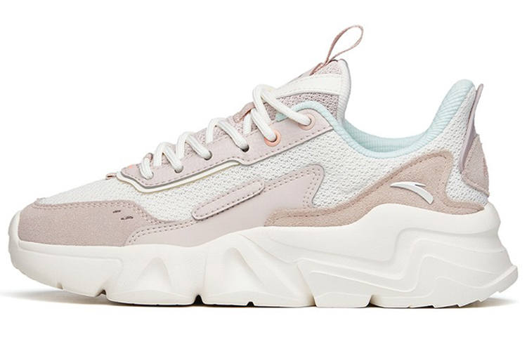 Anta Life Collection Textile, Synthetic Leather Cushioning Slip Resistant Abrasion Resistant Low top Casual Shoes