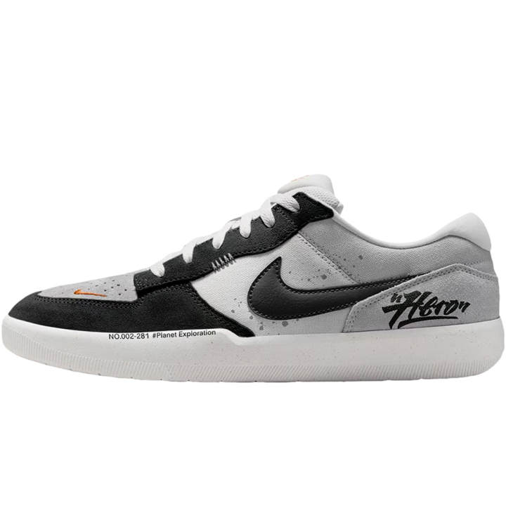 Nike Nike SB Force 58 Shadow Reverse Abrasion Resistant Abrasion Resistant Low top Casual Shoes Unisex Black White Gray