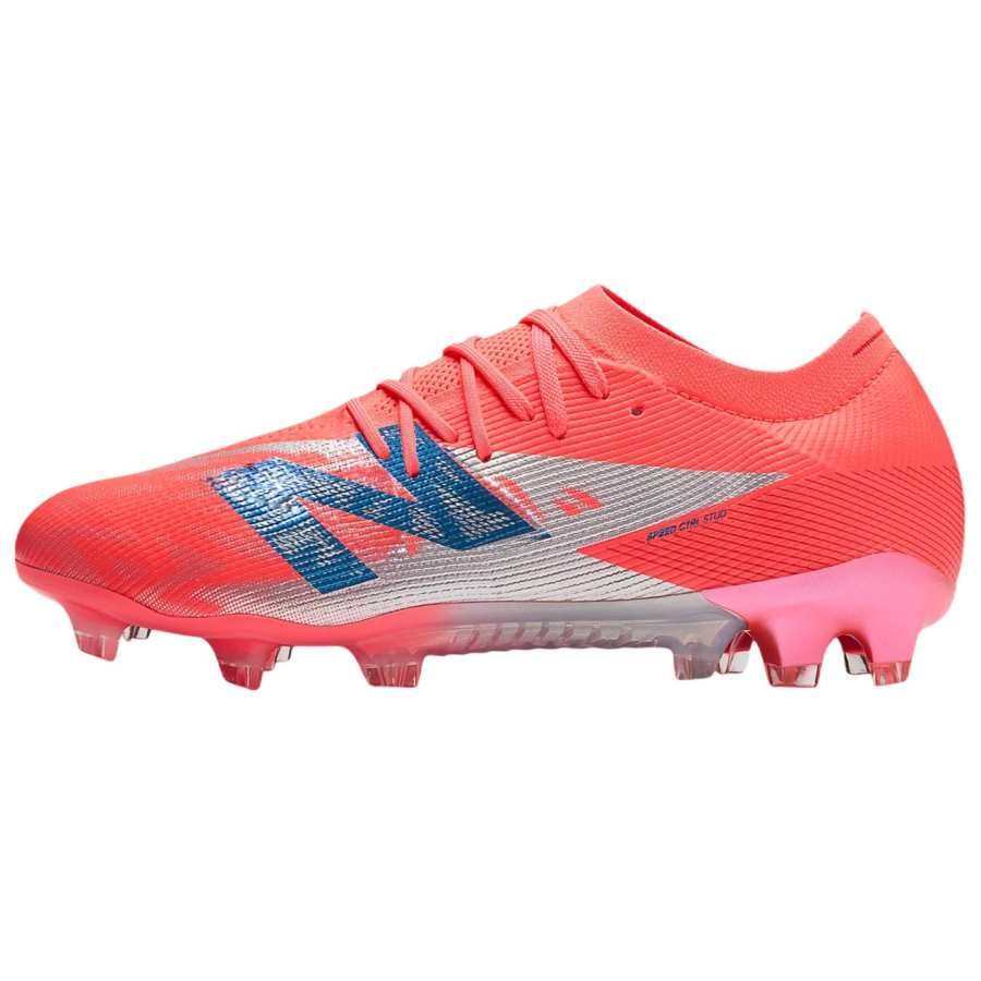 New Balance New Balance FURON ELITE V8 Abrasion Resistant Soccer Shoes Unisex Red Blue