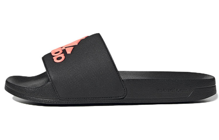 Adidas Adidas Adilette Cozy Wear Resistant Black Unisex Slippers 'Black Pink'