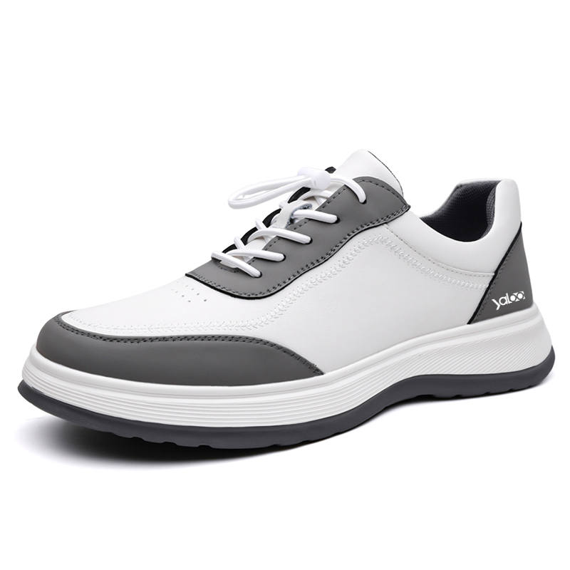 YALU Cow Leather Casual Leather Shoes Men's