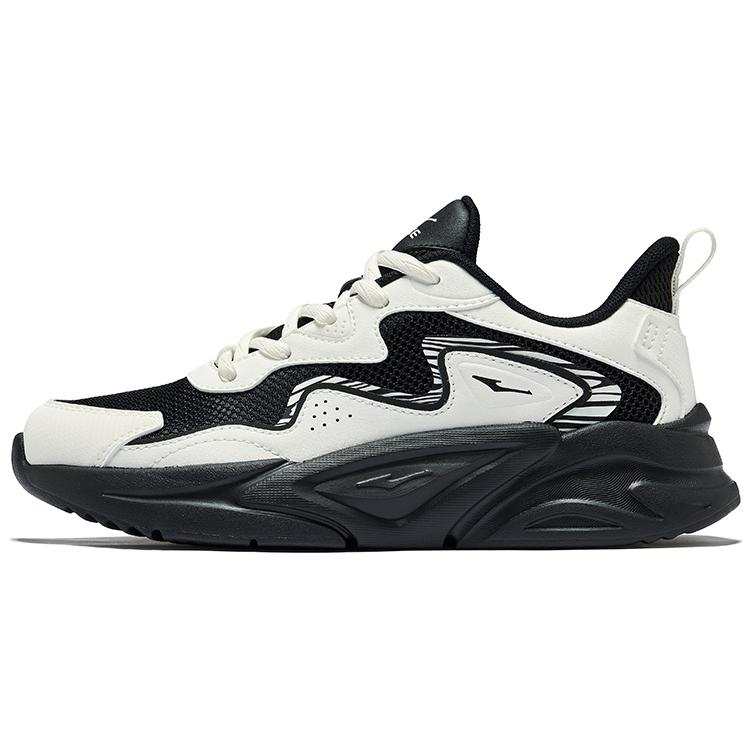 Erke Sichuan Flow 2.0 Abrasion Resistant Low top Casual Shoes Women's Black White