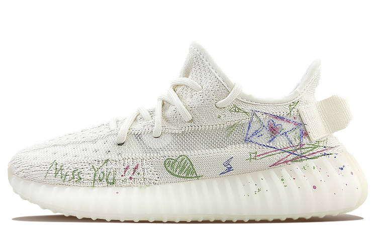 Adidas Originals Yeezy Boost 350 V2 Cushioning Slip Resistant Abrasion Resistant Breathable Lightweight