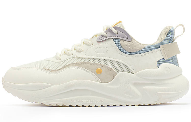 361° Abrasion Resistant Abrasion Resistant Low top Sports Casual Shoes Women's White Blue