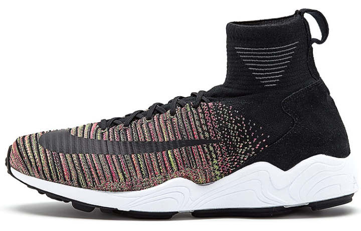 Nike Nike Zoom Mercurial Flyknit Casual Shoes Men's High Top Black/White/Multicolor