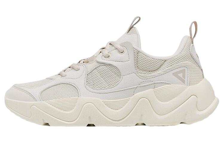 PEAK Slip Resistant, Abrasion Resistant, Breathable Low top Sports Casual Shoes Canvas White