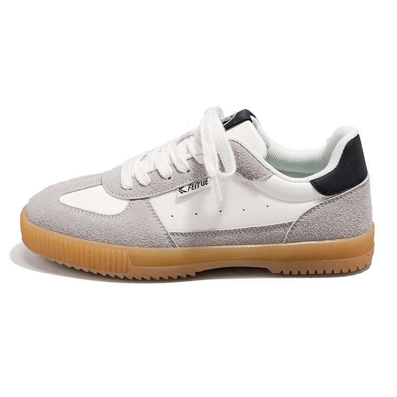 FEIYUE Abrasion-Resistant, Breathable, Lightweight Low-top Casual Shoes Women's White Gray Black