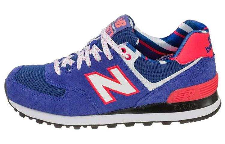 New Balance New Balance NB 574 Comfortable Low top Casual Shoes Women's Blue Red