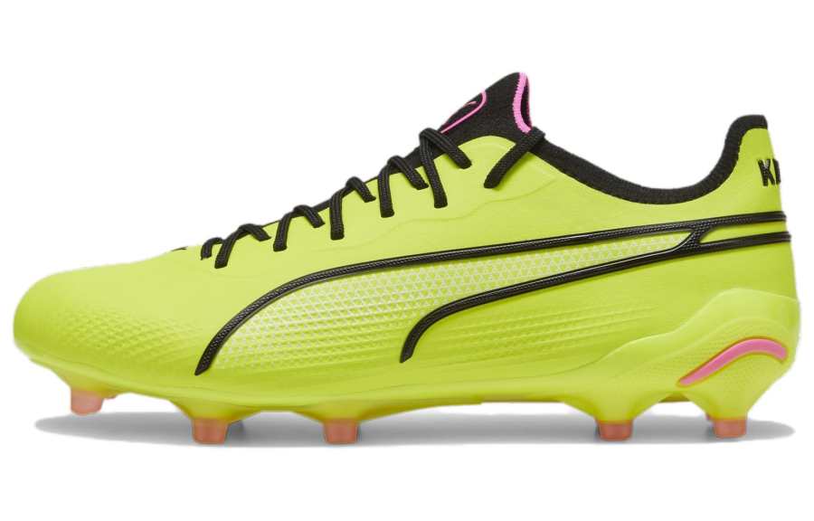 PUMA King Ultimate FG/AG Low top Soccer Shoes Women's Green Black
