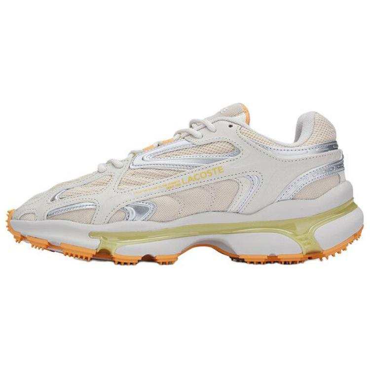 LACOSTE Slip Resistant Low top Casual Shoes Men's Light Orange