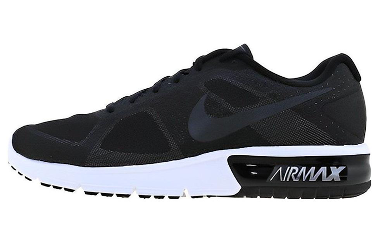 Nike Nike Air Max Sequent Low top Sports Casual Shoes Men's Black White