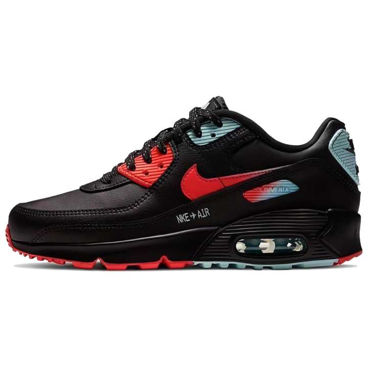 Nike Nike Air Max 90 Leather 'Black Crimson Glacier Ice' Women's