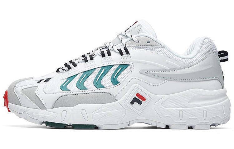 FILA Running Shoes Grey/White/Green Women's