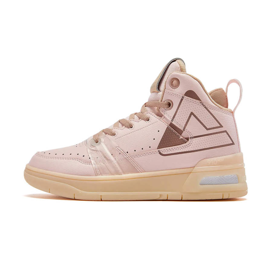 PEAK Taichi 910 Slip Resistant Abrasion Resistant Slip Resistant Abrasion Resistant High top Casual Shoes Women's Pink