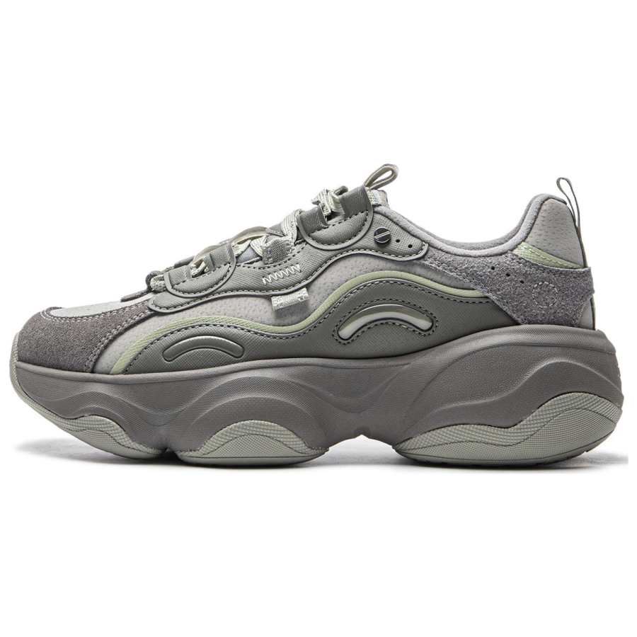 Li-Ning Li Ning Honey V2 Low top Casual Shoes Women's Gray