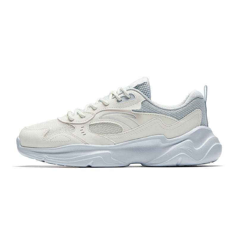 Anta Cushioning Abrasion Resistant Low top Casual Shoes Women's Gray Blue
