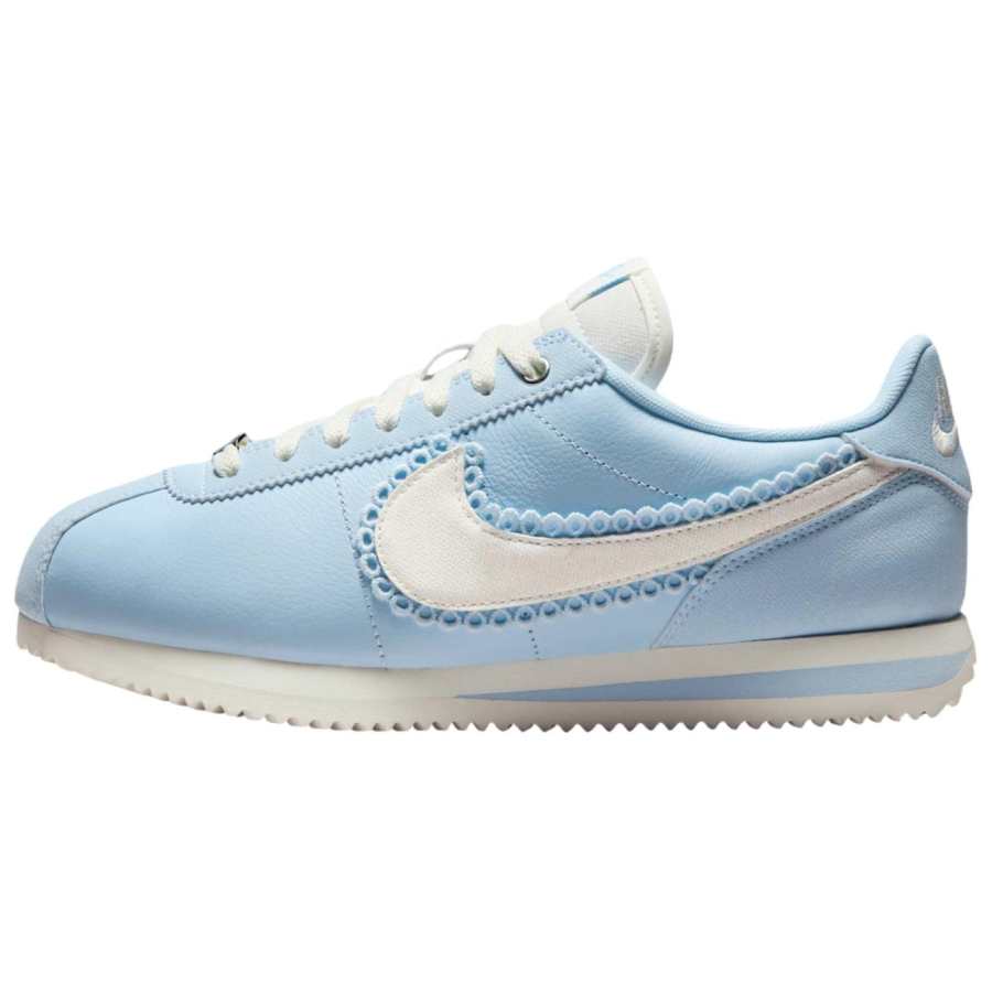Nike Nike Cortez Leather Slip Resistant Abrasion Resistant Low top Casual Shoes Women's Blue